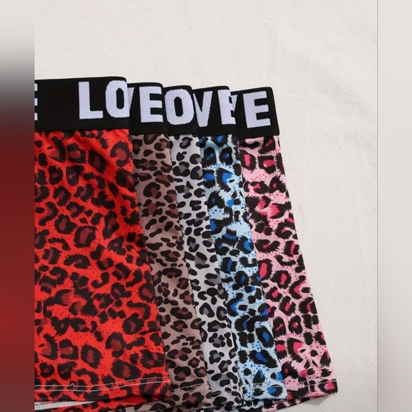 Colorful Leopard Print Shorts Set - Picture 2 of 5